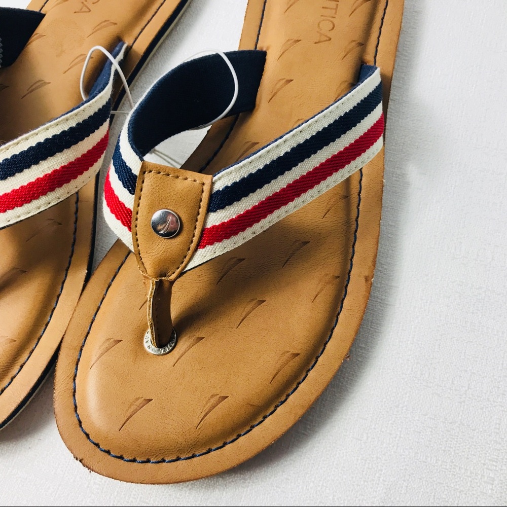 Náutica flips flops women sandals size 8.5 - Picture 3 of 6